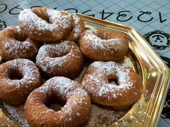 Beigne Donuts (franču valoda) ar vaniļas mērci - Régis Trigel