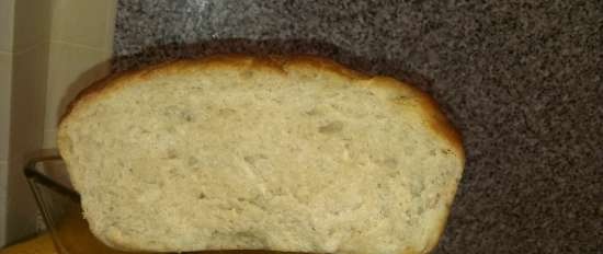 Sourdough white toast bread (oven)