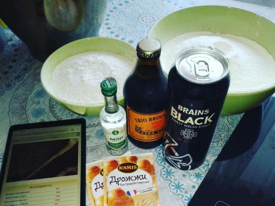 Guinness og ouzo ølbrød (ovn)