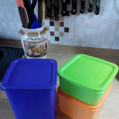 Plastfat Tupperware - anmeldelser