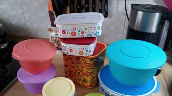 Plastfat Tupperware - anmeldelser