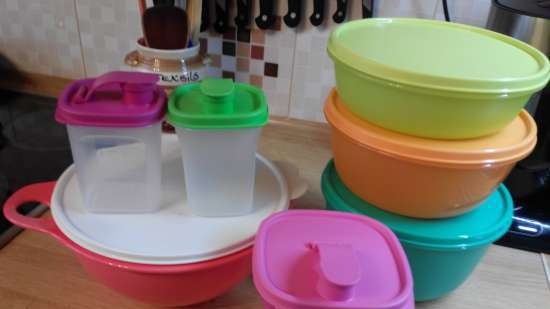 Plastfat Tupperware - anmeldelser