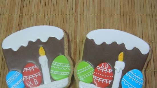 We decorate gingerbread cookies, cookies