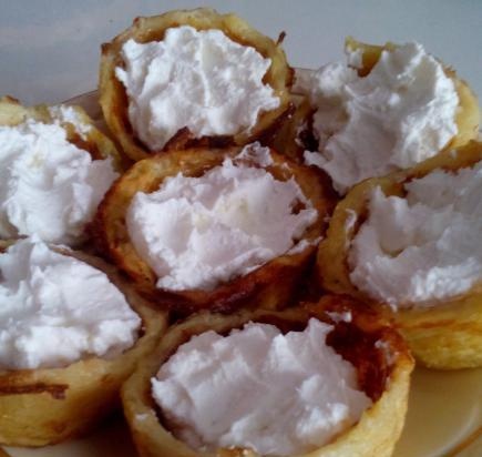 Kefir tartlets giòn hoàn hảo