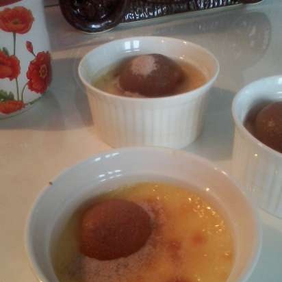 Kremet dessert med karamellskorpe Creme brulee