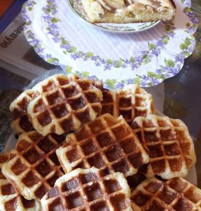 Liege waffles in a waffle iron GF-020 Waffle Pro