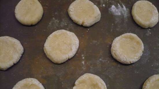 Whey shortbread cookies