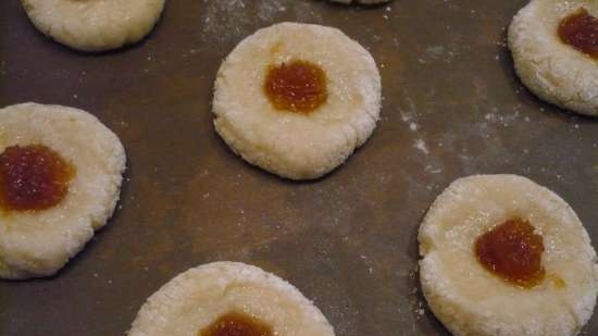 Whey shortbread cookies