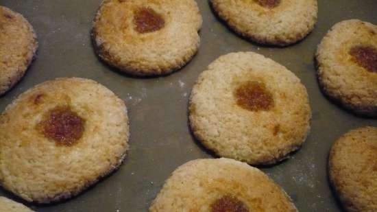 Whey shortbread cookies