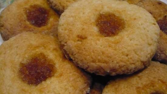 Whey shortbread cookies