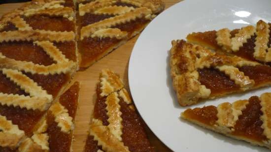 Crostata ar ievārījumu (Crostata di marmellata)