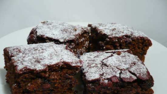 Kokt bete brownie (magert alternativ)