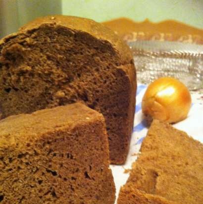 Borodino bread with Borodino mixture (bread maker)