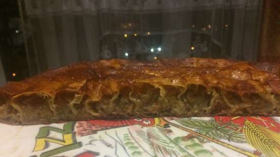 Pita (burek) no Filo mīklas pie Multicuisine DeLonghi