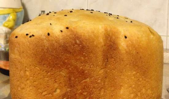 Daily white bread with live / pressed yeast in a Panasonic SD-2500 bread maker