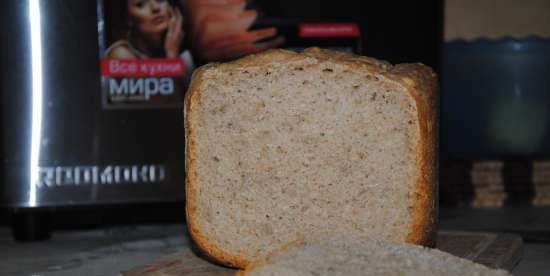 Panasonic SD-257. Whole grain bread with seeds