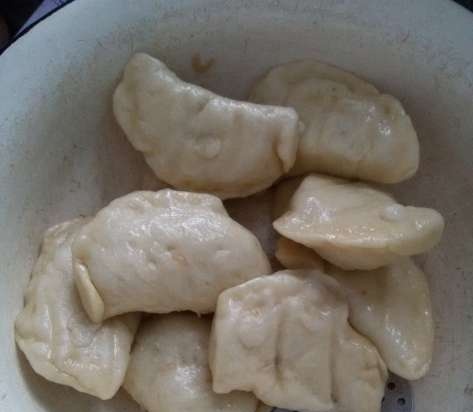 Dampede dumplings med myse