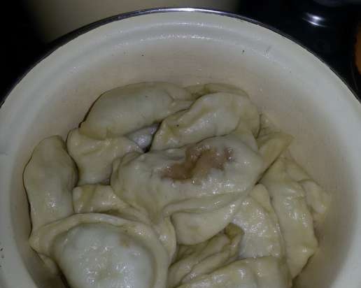 Dampede dumplings med myse