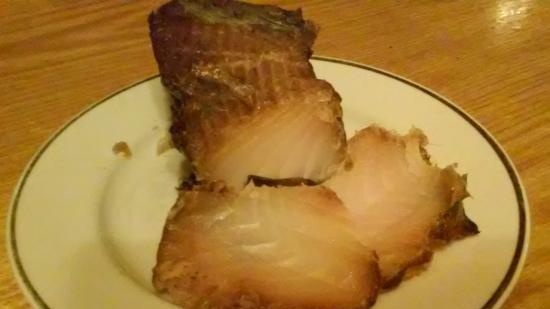 Krydret coho laks, tørket a la sous vide