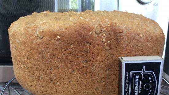 Panasonic SD-257. Whole grain bread with seeds