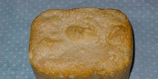 Daily white bread with live / pressed yeast in a Panasonic SD-2500 bread maker