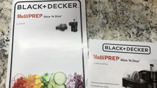 Elektrisk multikutter Black + Decker MultiPREP Slice 'N Dice