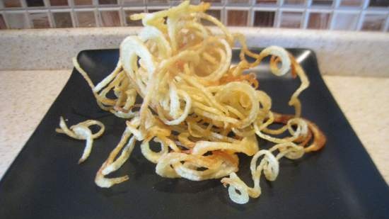 Spiralhakker (skiver, spiralizer) for kutting av grønnsaker og frukt