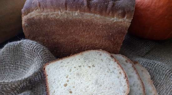 Sourdough white toast bread (oven)