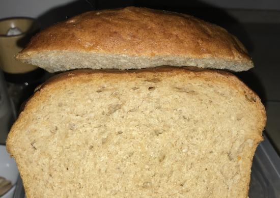 Wheat-rye bread with whole grain flour Peasant