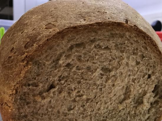 Wheat-rye bread with whole grain flour Peasant