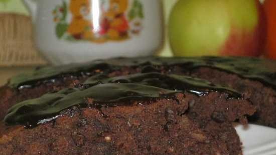 פאי שוקולד עם תפוחי אדמה ואגוזי לוז (Torta alle patate con cioccolato)