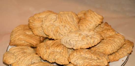 Cookies Ormer med fullkornsmel og valnøtter (gjennom kjøttkvern)