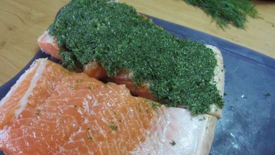 Gravlax eller lettsaltet laks