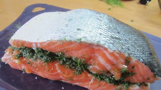 Gravlax eller lettsaltet laks