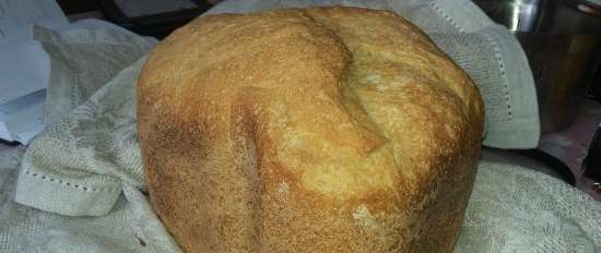 Daily white bread with live / pressed yeast in a Panasonic SD-2500 bread maker