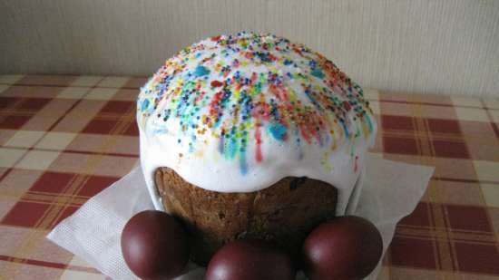 Jerusalem Easter cake (recipe for bread maker)