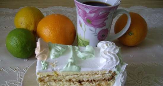 Citrus cake (orange, lemon, lime)