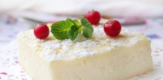 Migliaccio (Neapolitan ricotta semolina pie)