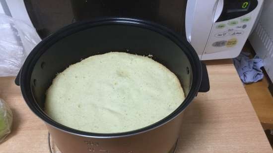 Sponge cake in a Panasonic multicooker