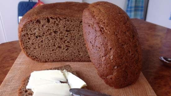 Bread Borodinsky Love from the first crumb (đa nhân Redmond RMS-02)