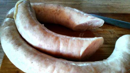 Chicken sausage (wet salting method)