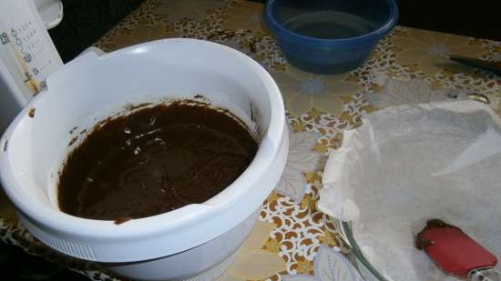 Chocolate cake in the microwave