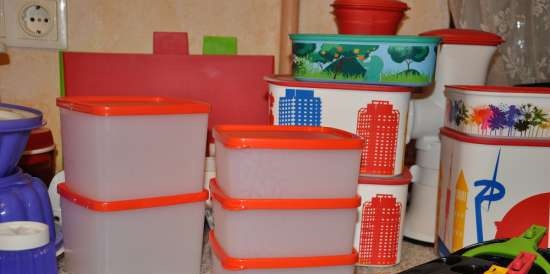 Plastmasas trauki Tupperware - atsauksmes