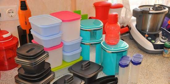 Plastmasas trauki Tupperware - atsauksmes