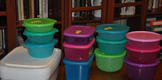 Plastmasas trauki Tupperware - atsauksmes