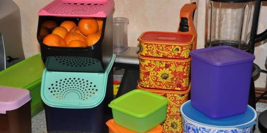 Plastfat Tupperware - anmeldelser