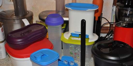 Plastmasas trauki Tupperware - atsauksmes