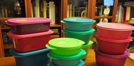 Plastmasas trauki Tupperware - atsauksmes