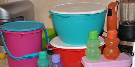 Plastfat Tupperware - anmeldelser