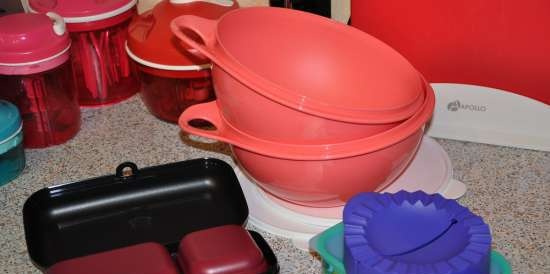 Plastmasas trauki Tupperware - atsauksmes